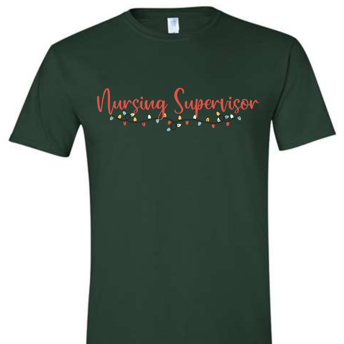 Christmas Lights Nursing Supervisor Design