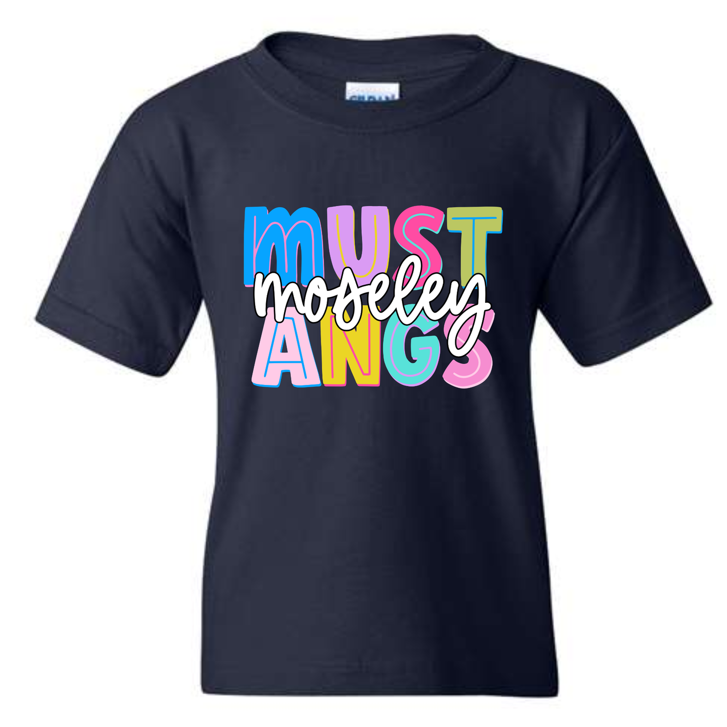 Pastel Moseley Mustangs Design