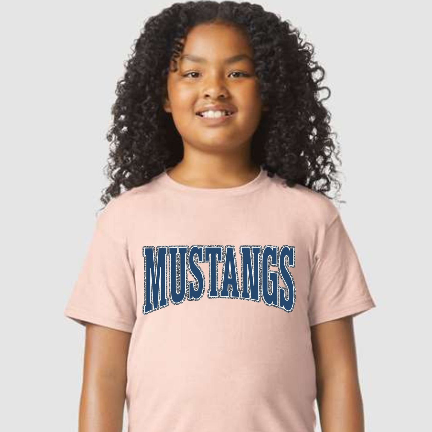 Glitter Mustangs Design