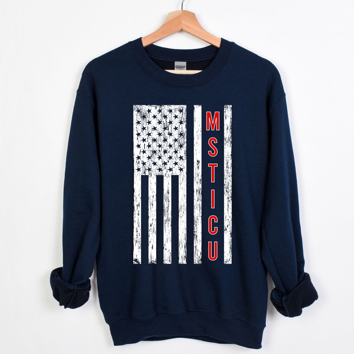MSTICU Flag Crewneck Sweatshirt