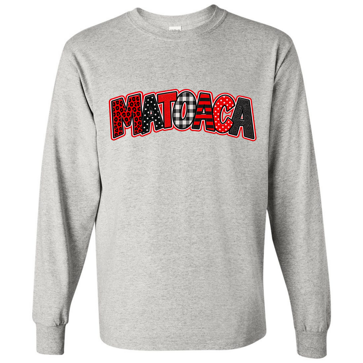 Red and Black Matoaca Design