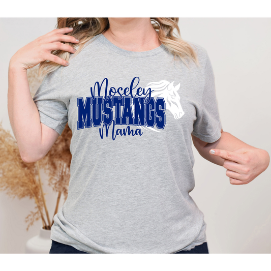 Moseley Mustangs Mama Shirt