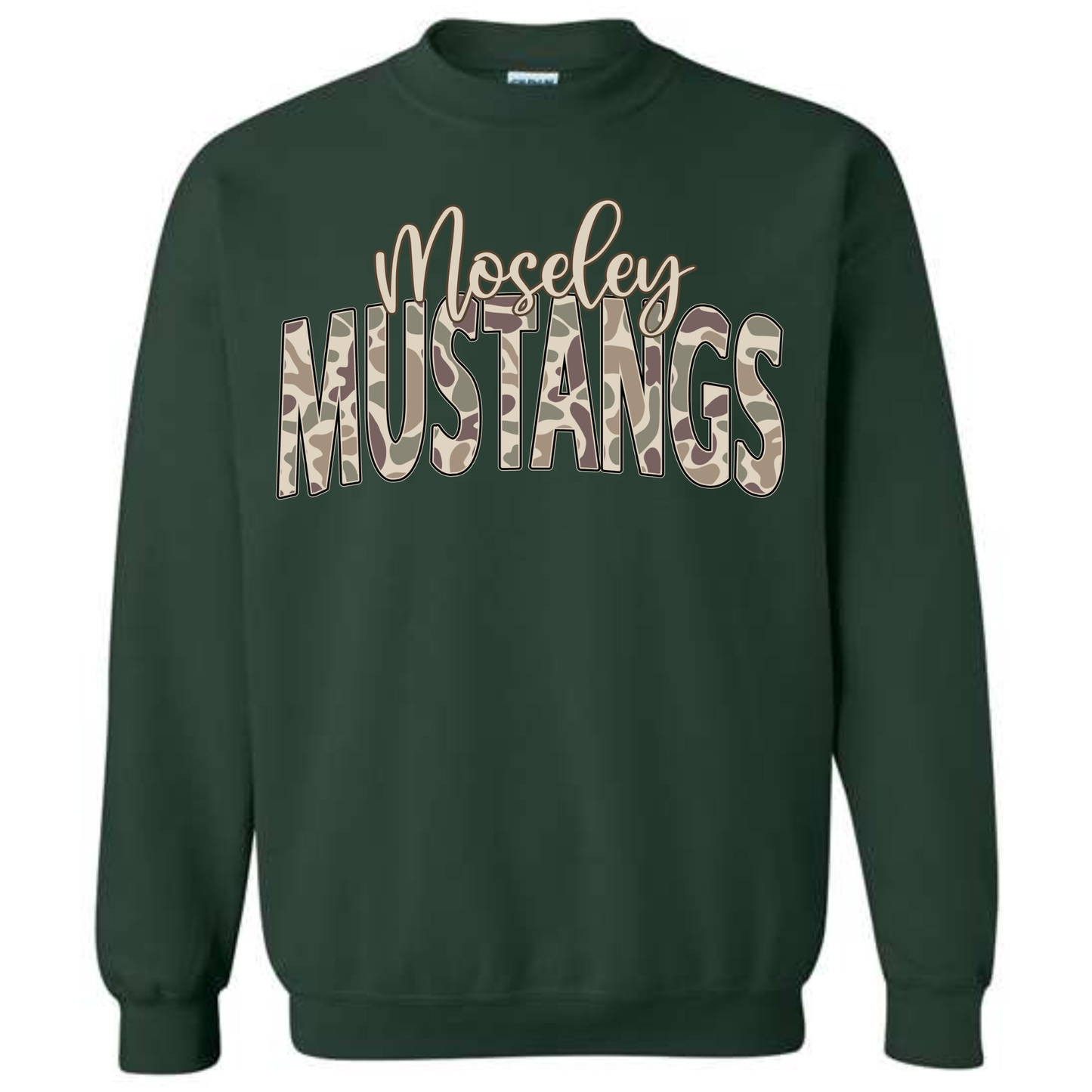 Camo Moseley Mustangs Design