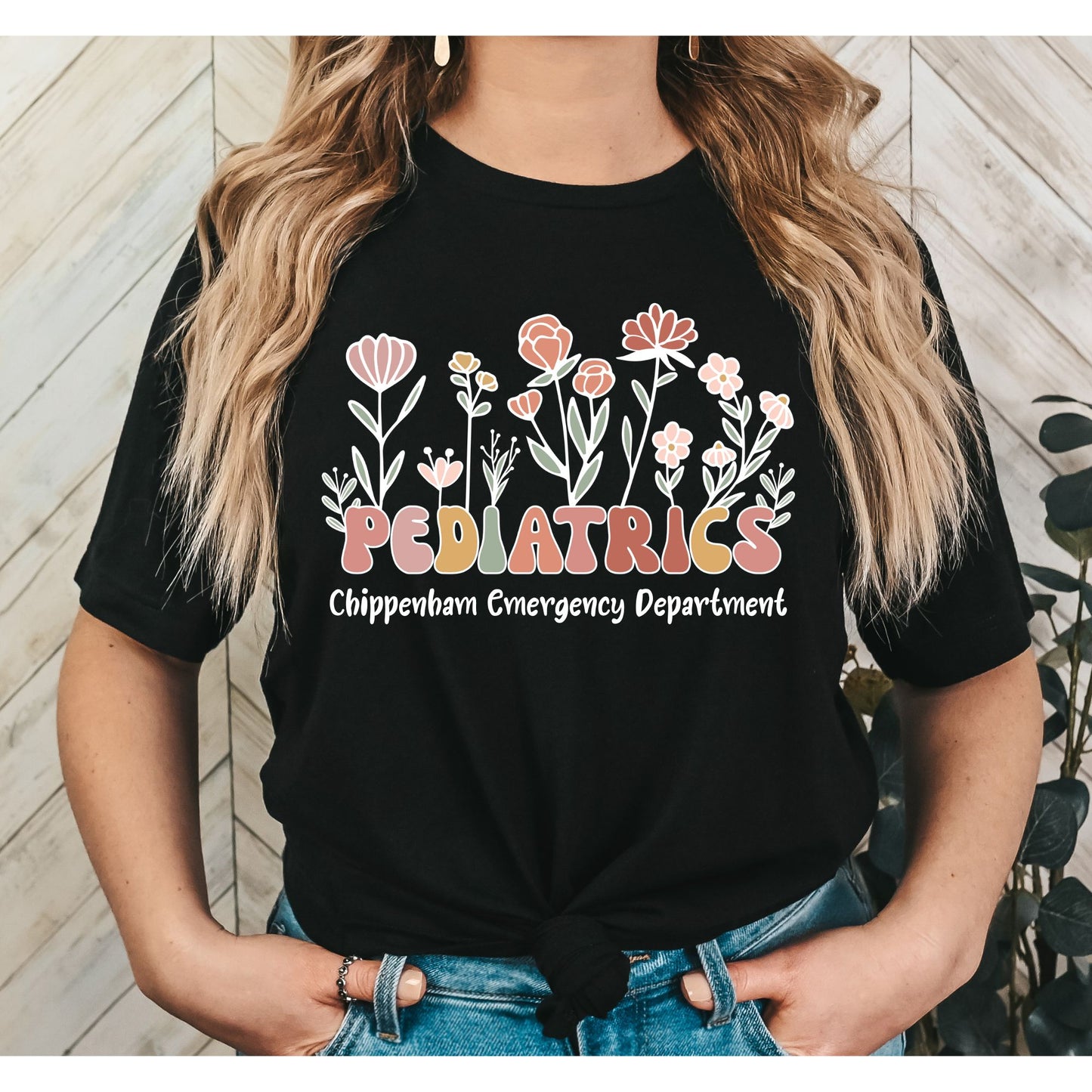Pediatric Floral Shirt Design