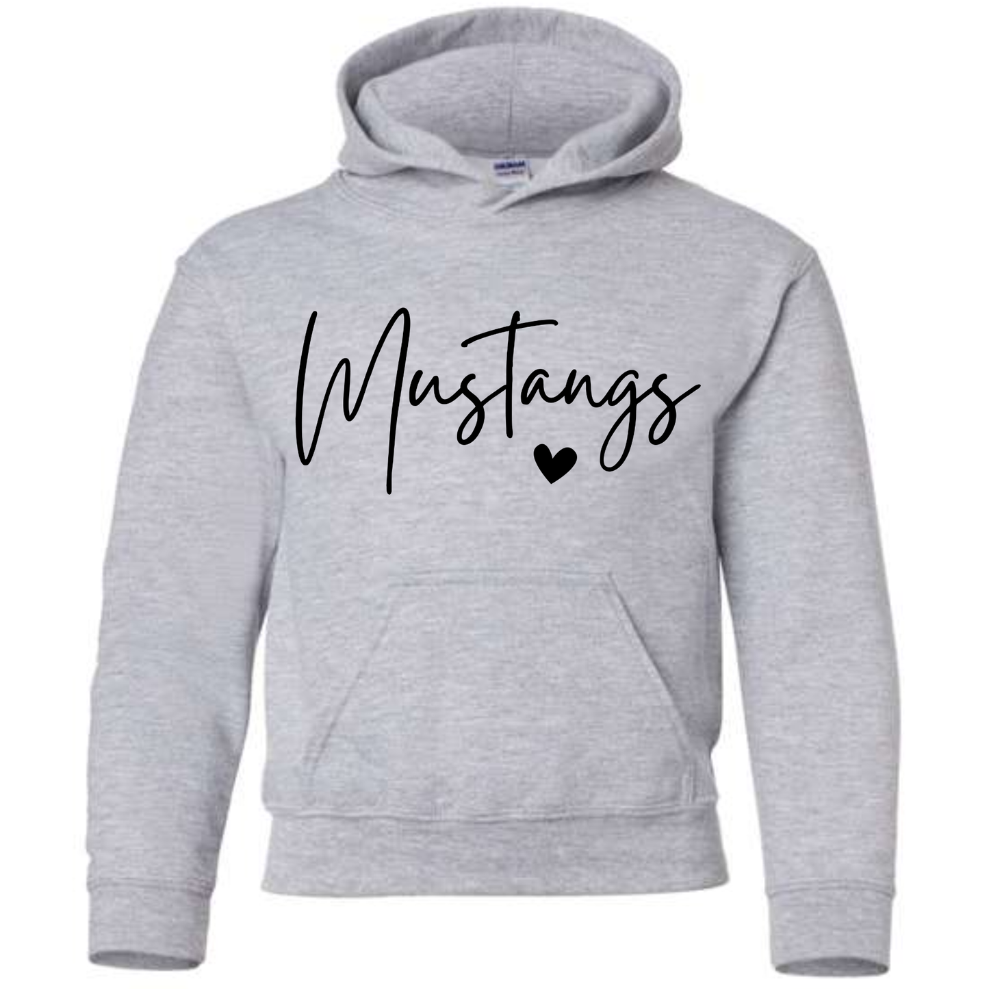 Simple Mustangs Design Hoodie