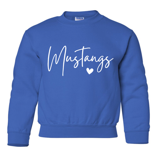 Simple Mustangs Design Crewneck