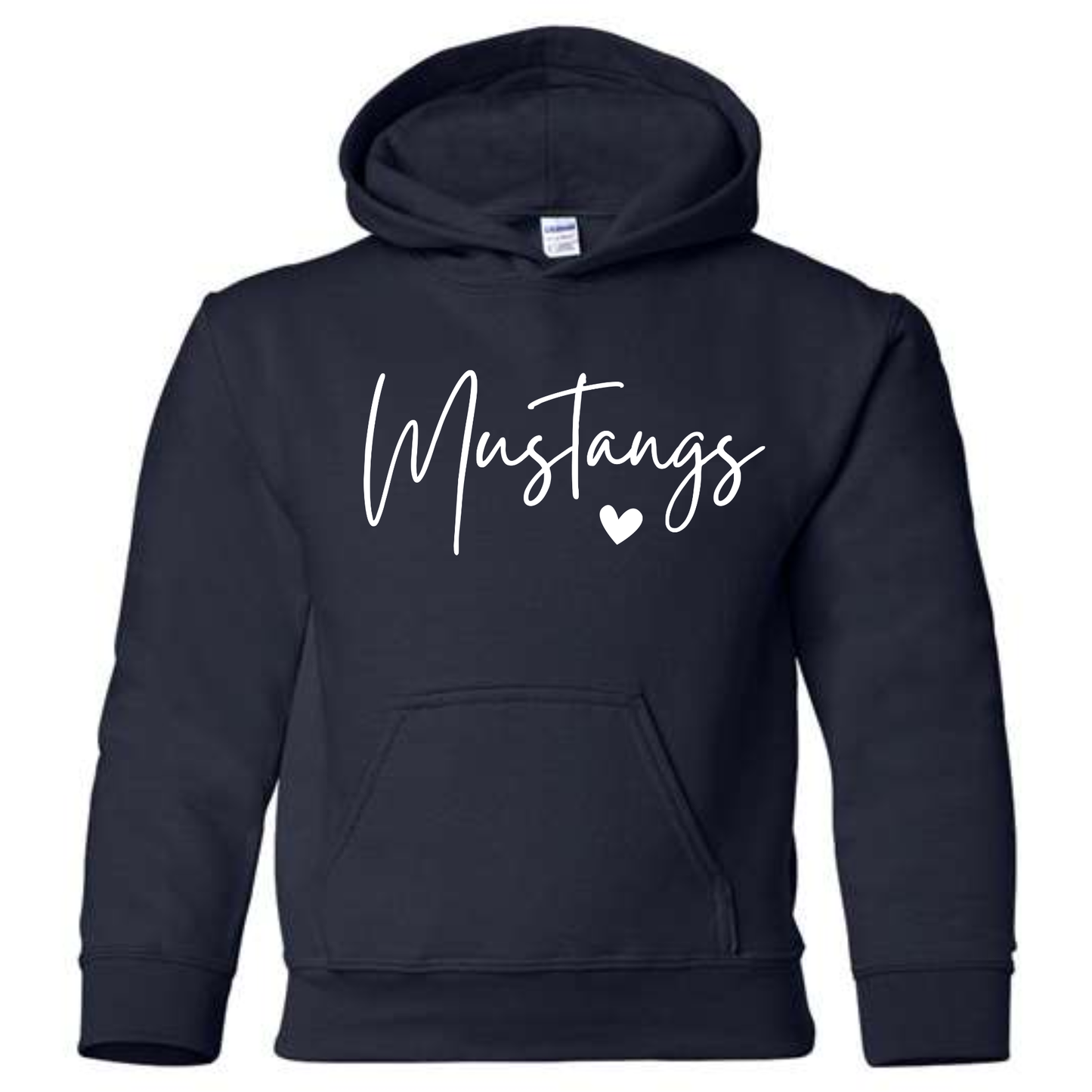 Simple Mustangs Design Hoodie