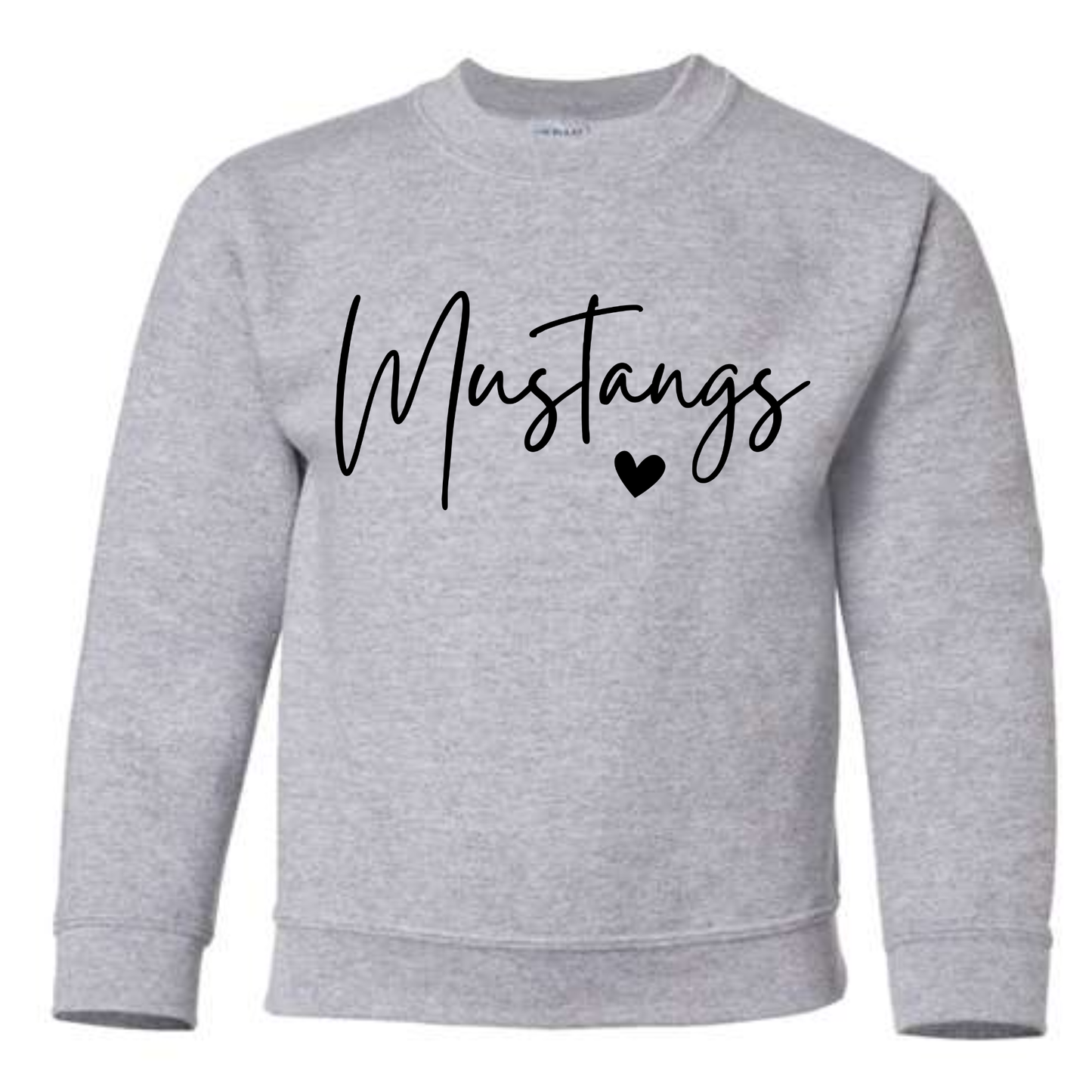 Simple Mustangs Design Crewneck