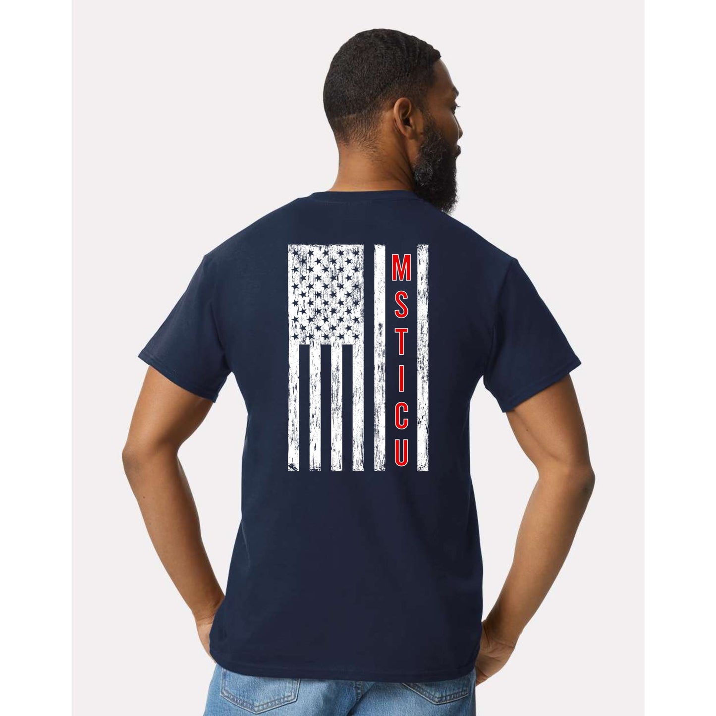 MSTICU Flag on Back Option